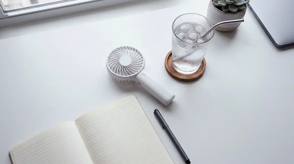 여름 판촉물 미니 선풍기 제작
